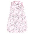 thumbnail image 4 of Hudson Baby Infant Girl Cotton Long-Sleeve Wearable Sleeping Bag, Sack, Blanket, Floral Unicorn Sleeveless, 0-3 Months, 4 of 4