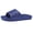 Dark Blue, variant on Platform Shower Shoes for Mens Women Lightweight Water Shoes with Drain Hole Quick Drying Non Slip Slide Sandals