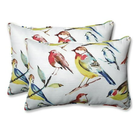 Pillow Perfect Outdoor/ Indoor Bird Watchers Spring Over-sized Rectangular Throw Pillow (Set of ...