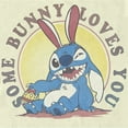 thumbnail image 2 of Men's Lilo & Stitch Some Bunny Loves You  Graphic Tee Beige Small, 2 of 4
