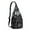 Black-4, variant on Lunar Eclipse Sling Backpack - Gothic Astronomical Design Shoulder Bag, Durable Water-Resistant Pack for Everyday Goth Style