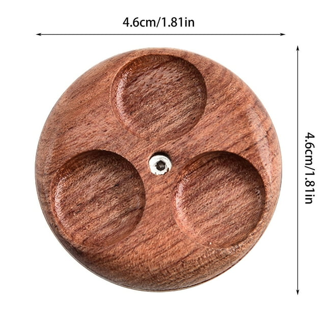 JJKBVCLO Rosewood UFO Bread Cutter Round Portable Soft European Loaf Bread Trimming Tool