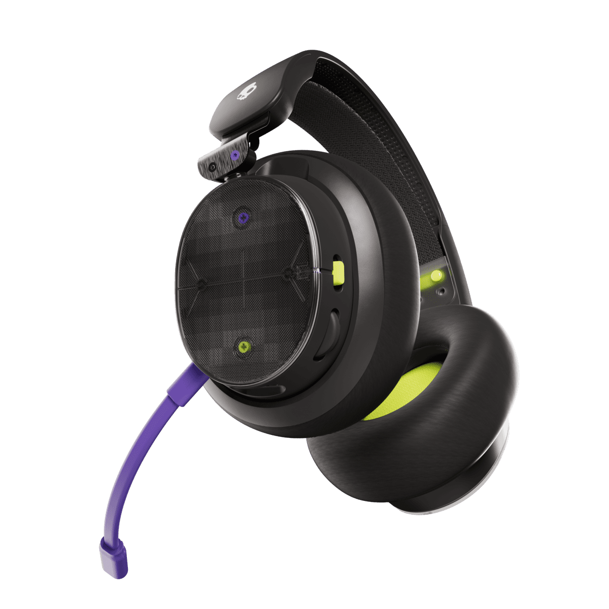Skullcandy Over-Ear Gaming Headset with Boom Mic, Purple