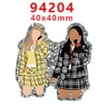 thumbnail image 4 of Cartoon Glitter Acrylic Flatback Charms for DIY Crafts Multicolor 10 Piece Set, 4 of 10