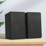 USB Wireds Speaker Stereo Subwoofer Sound Box 3.5mm Input USB Power Computer Speaker for Desktop PC