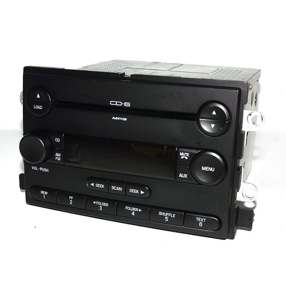 Restored Ford Five Hundred Montego 2005 AM FM 6 Disc mp3 CD Radio - 5G1T-18C815-EB (Refurbished)