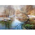 thumbnail image 2 of Romanov, Roman 32x24 White Modern Wood Framed Museum Art Print Titled - April, 2 of 4