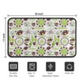 thumbnail image 5 of Green Football Monogram Pattern Door Rugs,Washable Non Slip Door Mats Indoor,Decorative Door Mats,Entry Mat Indoor for Entrance,Bedroom,Kitchen,Bathroom,30"x17", 5 of 6