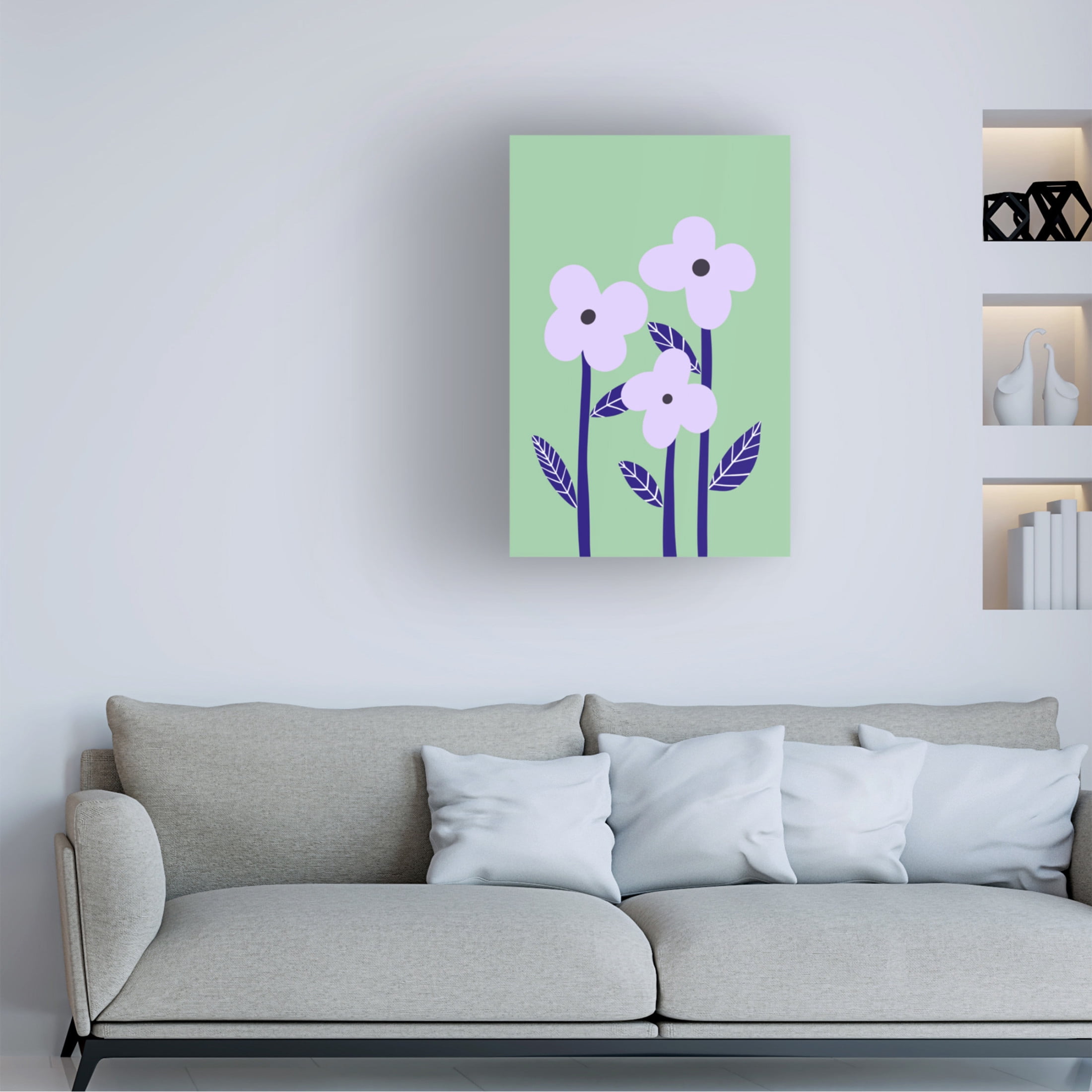 Trademark Fine Art Athene Fritsch Lilac Flowers Canvas Wall Art