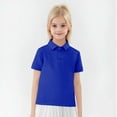 thumbnail image 4 of Zpanxa Chemise Boutonnée pour Garçons Été Décontractée Couleur Unie Manches Courtes Col Rond Chemise Lot de 2 avec Nylon Spandex 1 An, 4 of 7
