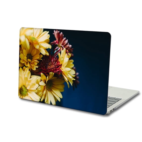 KSK KAISHEK Only for Old MacBook Pro 15 inchs Case 2012/2013/2014/2015 Release Model A1398, Plastic Hard Shell, Flower 1002