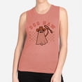 thumbnail image 2 of Cowboy Ghost Boo Haw Women's Muscle Tank X-Large Desert Pink, 2 of 5