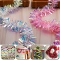 thumbnail image 2 of 2M Christmas Decoration Bar Tops Ribbon Garland Christmas Tree Ornaments White Dark Green Cane Tinsel Xmas Party Supplies, 2 of 5