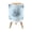 Color 3, variant on Small Trash Can with Lid Brown Bear Forest Animal Bear Trees Mist Wildlife Realistic 1.8 Gallon Dog Proof Trash Can Round Garbage Can Waste Bin Wastebasket for Bathroom Bedroom Living Room