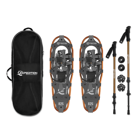 Expedition Outdoors Truger Pro Aluminum Frame Snowshoe Kit - Size 30, Quick-Set Bindings