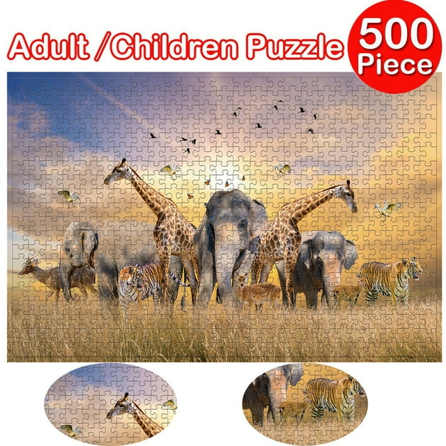 multicolor Adults Puzzles 500 Piece Large Puzzle Game Interesting Toys Personalized Gift