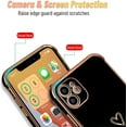 thumbnail image 2 of for iPhone 11 Case, Slim Shockproof Electroplated iPhone 11 Protective Phone Case, Black, 2 of 11