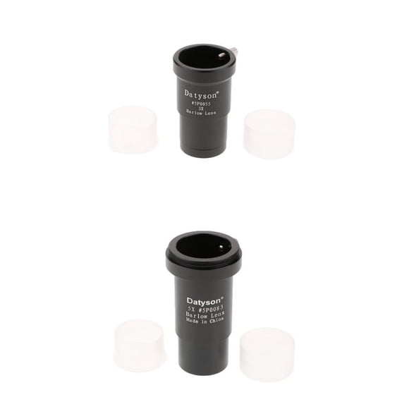 "3X / 5X Lens M42 Thread para telescopio astronómico ocular negro