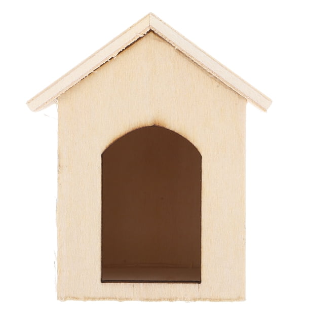 1 pieza de modelo de casa pequeña, mini casa, casa para perro, modelo de casas en miniatura, adorno