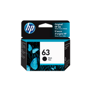 HP - Hp 63, (f6u62an) Black Original Ink Cartridge