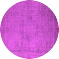 thumbnail image 1 of Ahgly Company Indoor Round Oriental Pink Industrial Area Rugs, 3' Round, 1 of 4
