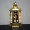 thumbnail image 3 of Wweixi Ramadan Festival Lantern Night Light Multi-pattern Lamp Hangable Vintage Style Lantern, 3 of 8