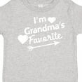 thumbnail image 4 of Inktastic I'm Grandma's Favorite with Arrow and Hearts Boys or Girls Toddler T-Shirt, 4 of 5