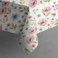 thumbnail image 5 of Pioneer Flower Floral Print Pattern Square Tablecloth, Waterproof Wipeable Spillproof Washable Table Cover for Home Kitchen Party Decor, 42"x42", 5 of 6