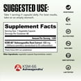thumbnail image 3 of NutraBio Ashwagandha KSM-66 Herbal Supplement for Better Overall Well-Being- Ashwagandha Supplement- 600mg - 60 Vegetable Capsules, 3 of 9