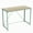Sage green, variant on Mainstays Black Frame Folding Desk with Black Grained Top,Adult