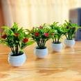 thumbnail image 5 of HARFELL Artificial Flower Fake False Plants Flowers Garden With Pot Outdoor Decor, 5 of 5
