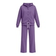 thumbnail image 4 of successthop Sweatsuits Women 2 Piece Outfit Matching Workout Lounge Sets Long Sleeve Hoodie Pocketed Sweatpant, 4 of 6