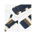 thumbnail image 3 of Corbatas de rayas para hombres INSPIRE CHIC para el Día del Padre, corbatas planas y delgadas de punto para negocios informales en azul oscuro, beige y marrón, talla única, 3 of 4