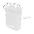 thumbnail image 4 of Shisuyan Removable Wall Mounted Suction Bracket White 2Pcs 2.4X1.6X1.2In, 4 of 8