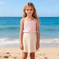 thumbnail image 6 of HAOTAGS Girls Casual Tank Tops,Summer Striped Lightweight Sleeveless Camisole Red 13-14, 6 of 9