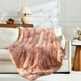 thumbnail image 5 of Uuiauoio Soft Faux Fur Throw Blanket – Fuzzy Fluffy Cozy Microfiber Blankets, Warm Thick Plush Fleece Throw Blanket for Couch,Bed,Sofa,Gift for Women, 5 of 6