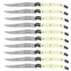 thumbnail image 1 of Cuchillos de Corte Carne Alto Filo Laguiolelvory 10 Pzas 23 cm Marfil Acero Inoxidable Cuchillo para carne., 1 of 4