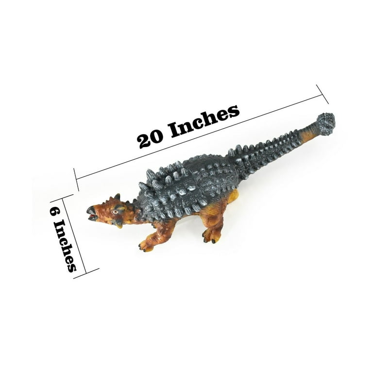 Ankylosaurus, Dinosaur Toy, Large Realistic Model Rubber Replica