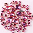 thumbnail image 1 of Yazoeia 50 Pcs Mix Shapes Sew On Crystal Rhinestone, Claw Flatback Crystal Rhinestones, Flatback Claw Setting Glass Sew On Crystal Rhinestone for DIY Crafts, Clothes, Costume, Dress, and, 1 of 5
