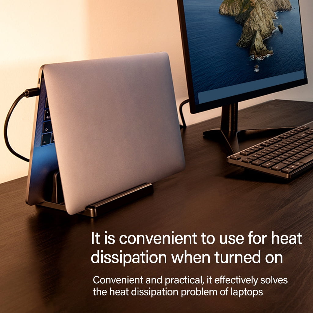 Vertical Laptop Stand Adjustable Slot Suitable for Desktop Space Saving Laptop Vertical Stand for Laptop Notebook