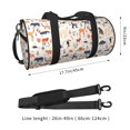 thumbnail image 2 of KLL South American Animals Duffle Bag For Men Women Sport Gym Fitness Tote Travel Training Workout Basketball Football Weekender, 2 of 6