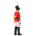 thumbnail image 6 of FYEGRE British Style Childrens Soldier for Stage Performance and Dress Up Play with Jacket Pants Set White 7-8 years, 6 of 7