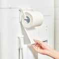 thumbnail image 4 of ifundom White Toilet Paper Holder Stand with Magnetic Adsorption for Bathroom, and Space-Saving Design, 4 of 8