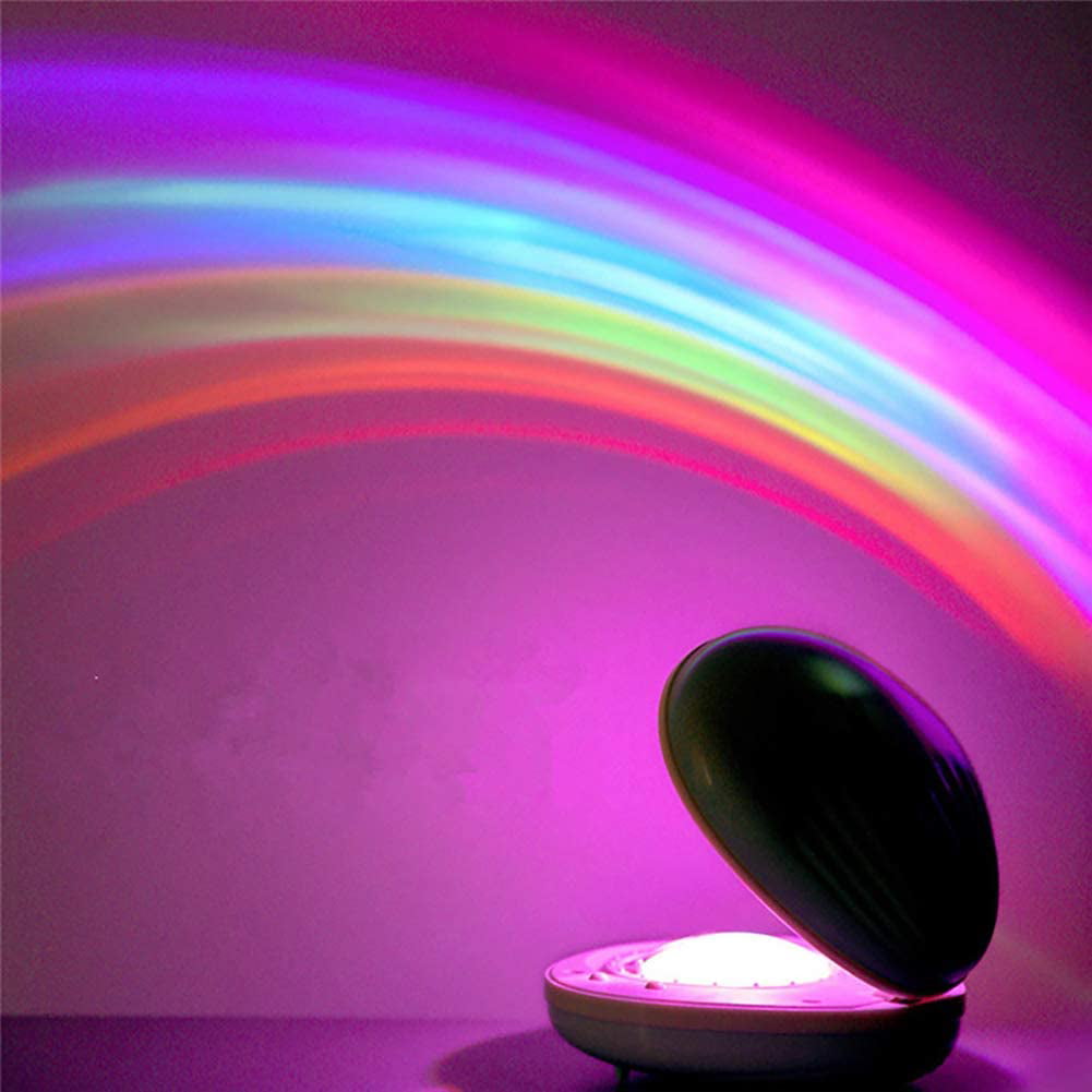 Shell Rainbow Projection Lamp LED Sky USB Charging Night Light for Living Room 
