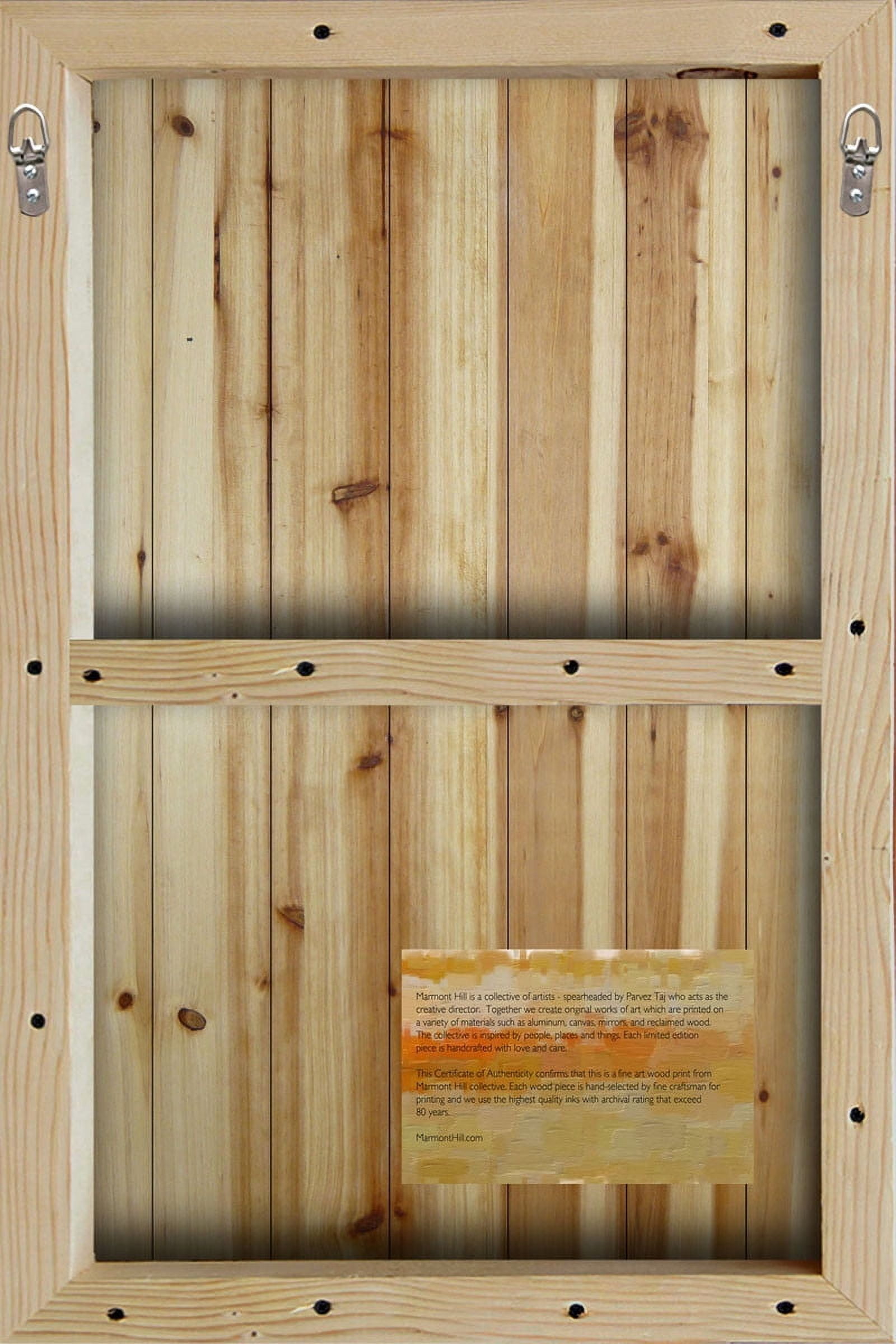 Marmont Hill "Dreams and Doubts" Painting Print on White Wood