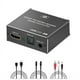 thumbnail image 1 of Audio Extractor HDCP CEC + Optical TOSLINK SPDIF + 3.5mm Audio Converter 4K x 2K 3D Audio Splitter, 1 of 5