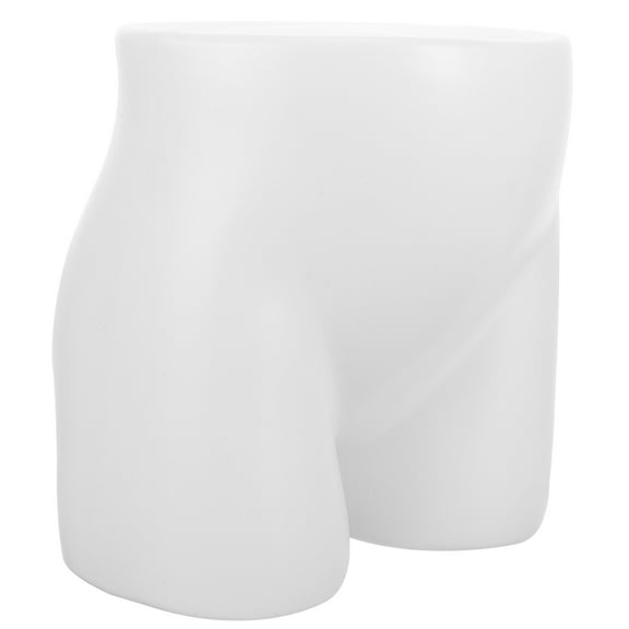 White PE Underpants Display Mannequin for Kids with Stable Hip Model Design Practical for Desktop Use
