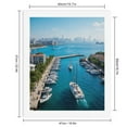 thumbnail image 2 of Paint By Numbers Kit for Adults Beginner - Marina Skyline Boats Blue Water DIY Canvas Painting Kits for Adults, Frameless Paint By Number for Adults for Home Wall Decor 16x20 Inch, 2 of 7