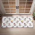 thumbnail image 2 of White Cow Happy Pattern Door Rugs,Washable Non Slip Door Mats Indoor,Decorative Door Mats,Entry Mat Indoor for Entrance,Bedroom,Kitchen,Bathroom,16"x47", 2 of 6