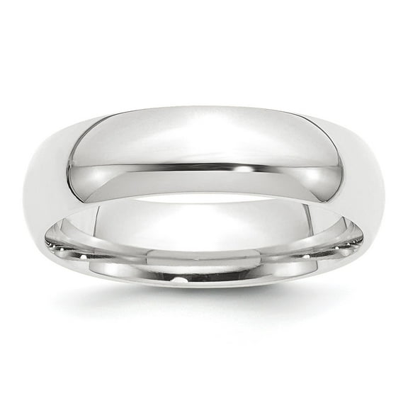 Platinum 6mm Comfort-Fit Wedding Band Size: 4; for Adults and Teens; for Women and Men